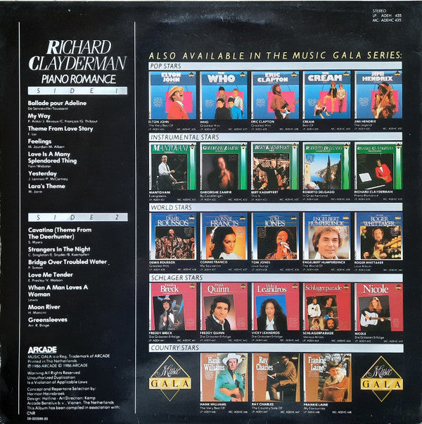 Richard Clayderman : Piano Romance (LP, Comp)
