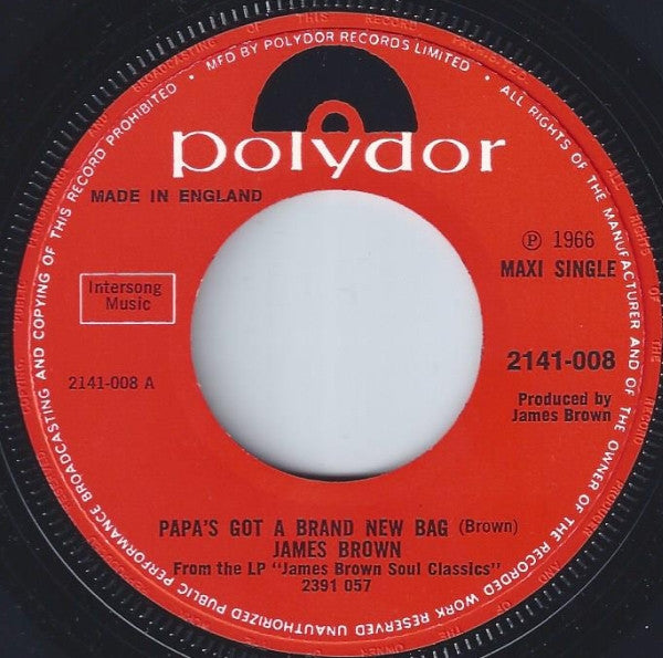James Brown : Papa's Got A Brand New Bag / Out Of Sight / It's A Man's Man's Man's World (7", Maxi)