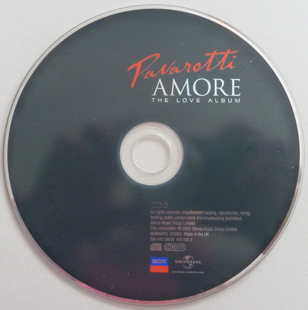 Luciano Pavarotti : Amore - The Love Album (2xCD, Album, Comp)