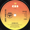 Earth, Wind & Fire : Saturday Nite (7", Single, Sol)