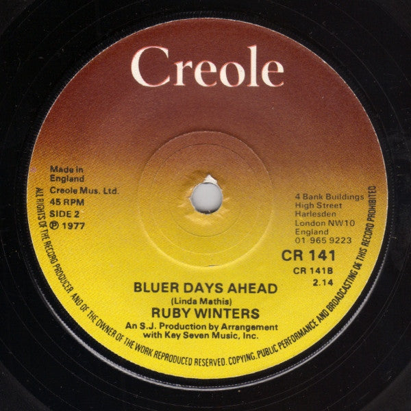 Ruby Winters : I Will! (7", Single)