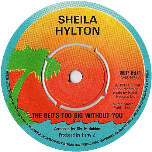 Sheila Hylton : The Bed's Too Big Without You (7", Single)