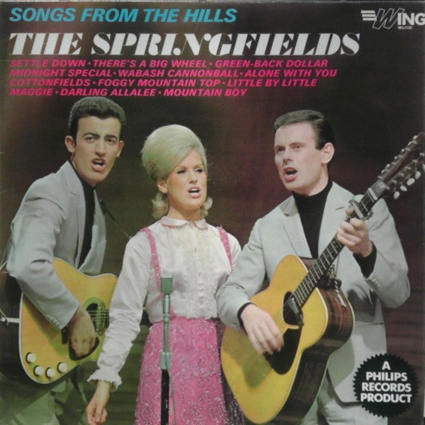 The Springfields : Songs From The Hills (LP, Album, Mono, RE)
