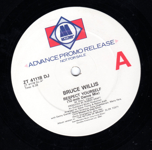 Bruce Willis : Respect Yourself (12", Promo)