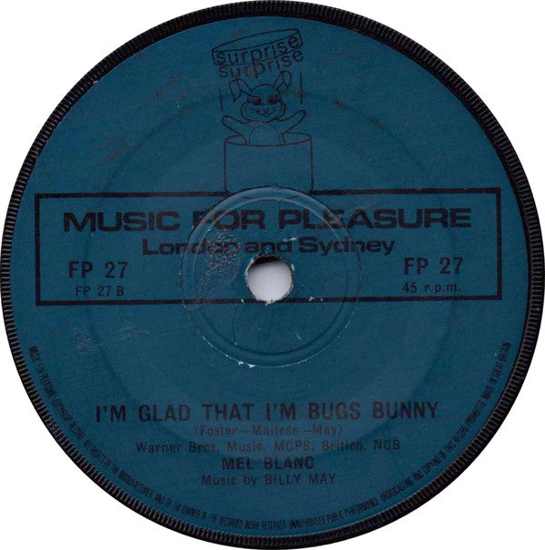 Tweetie Pie / Bugs Bunny : I Taut I Taw A Puddy Tat / I'm Glad That I'm Bugs Bunny (7", Single, Blu)