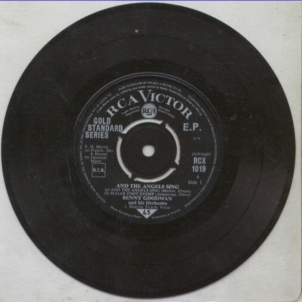 Benny Goodman And His Orchestra : And The Angels Sing (7", EP)
