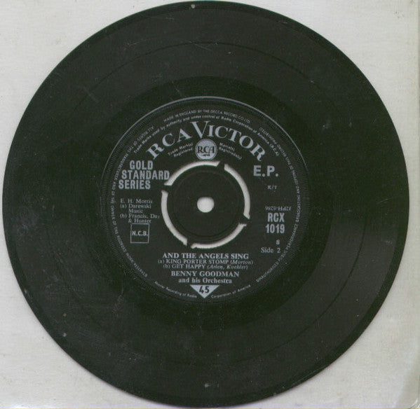 Benny Goodman And His Orchestra : And The Angels Sing (7", EP)