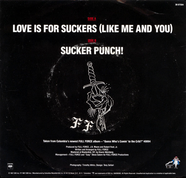 Full Force : Love Is For Suckers (Like Me And You) / Sucker Punch! (7")