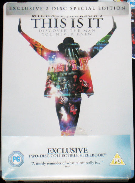 Michael Jackson : This Is It (Steelbook Edition) (DVD-V, Copy Prot., Ltd, Multichannel, PAL)