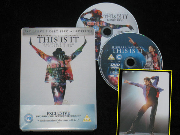Michael Jackson : This Is It (Steelbook Edition) (DVD-V, Copy Prot., Ltd, Multichannel, PAL)