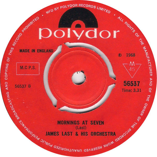 Orchester James Last : Theme From "Elvira Madigan" (7", Single)