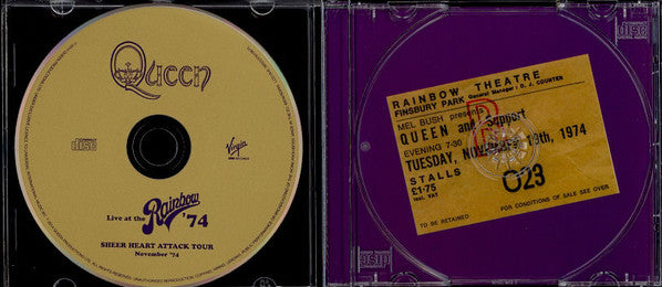 Queen : Live At The Rainbow '74 (CD, Album, RE, Son)