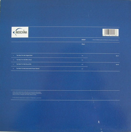 Charlene Smith : Too Much For Me (12")