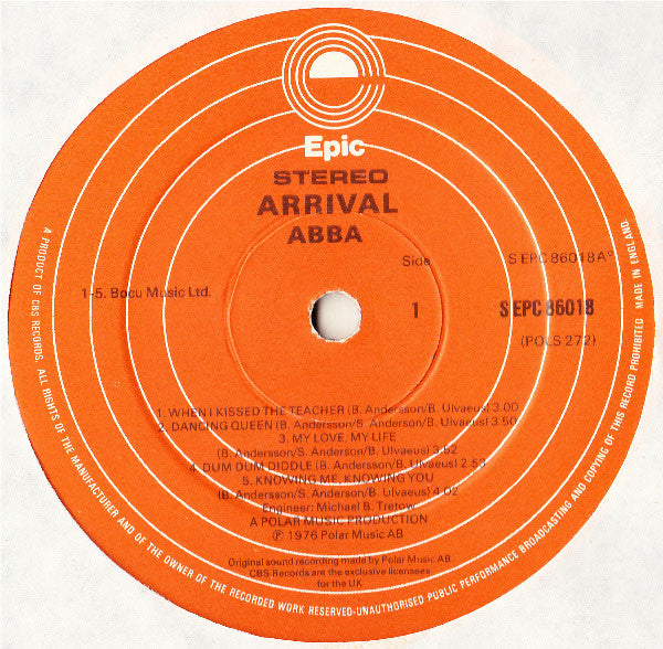 ABBA : Arrival (LP, Album)