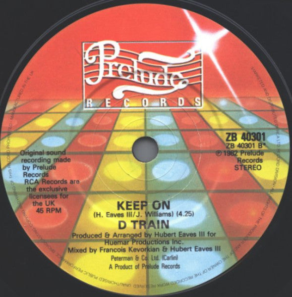 D-Train : You're The One For Me (Labour Of Love Mix) (7", Single)