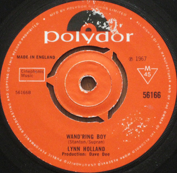 Lynn Holland : One Man In My Life (7", Single)