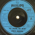 Demis Roussos : My Friend The Wind (7")