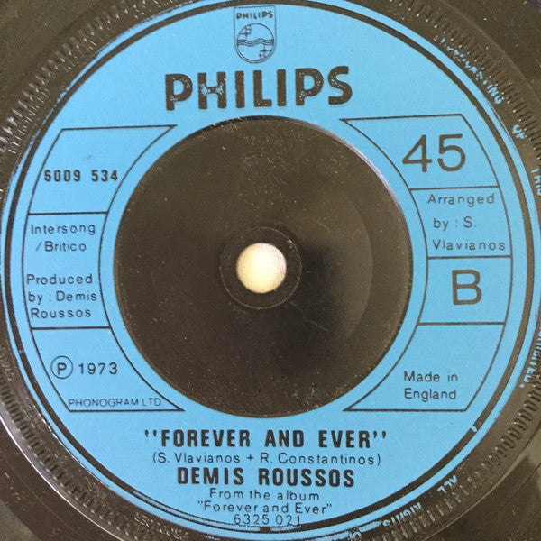 Demis Roussos : My Friend The Wind (7")
