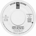 Linda Ronstadt : That'll Be The Day (7", Promo)
