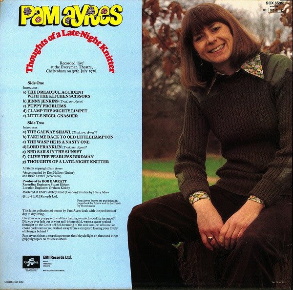 Pam Ayres : Thoughts Of A Late-Night Knitter (LP, Album)