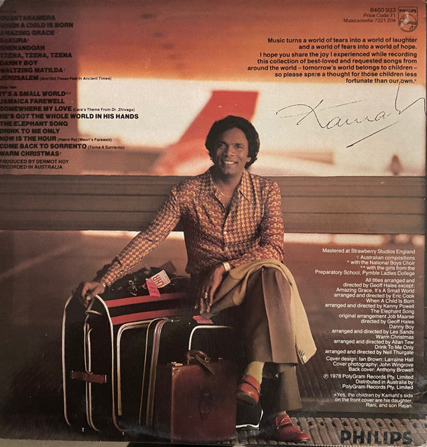 Kamahl : Around The World (LP, Album, Gat)