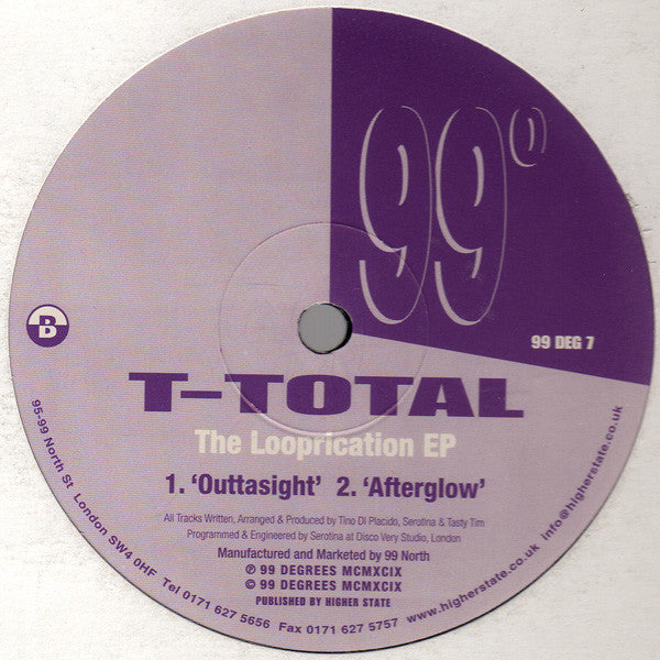 T-Total : The Looprication EP (12", EP)