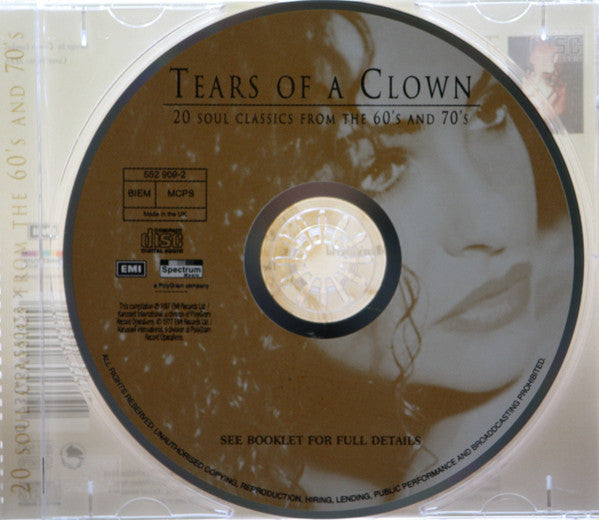 Various : Tears Of A Clown (20 Soul Classics From The 60's And 70's) (CD, Comp)