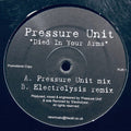Pressure Unit : Died In Your Arms (12", Promo, Unofficial)