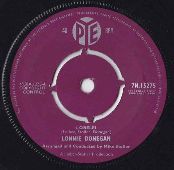 Lonnie Donegan : Lorelei (7", Single)