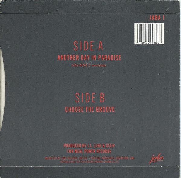 S.L. Line : Another Day In Paradise (The Only Version) (7")