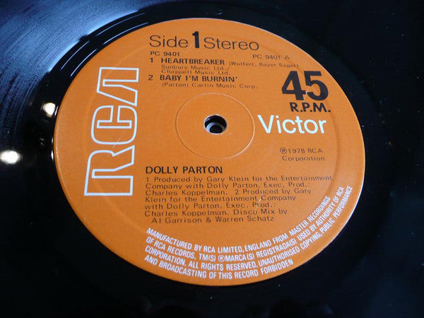 Dolly Parton : Heartbreaker (12", EP)