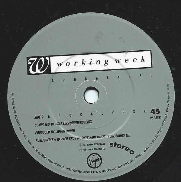 Working Week : Surrender (7")