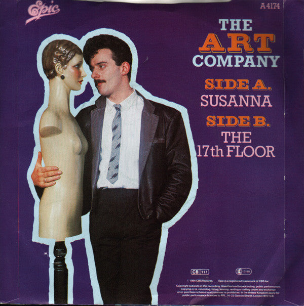 The Art Company : Susanna (7", Single, Blu)