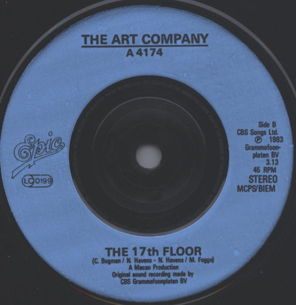 The Art Company : Susanna (7", Single, Blu)