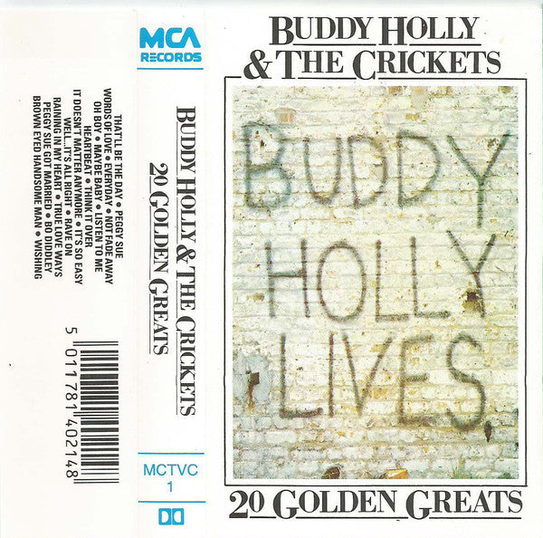 Buddy Holly & The Crickets (2) : 20 Golden Greats (Cass, Comp)