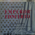 Ludwig van Beethoven ; Jakob Gimpel, Berliner Philharmoniker, Rudolf Kempe : Emperor Concerto (LP, Mono)