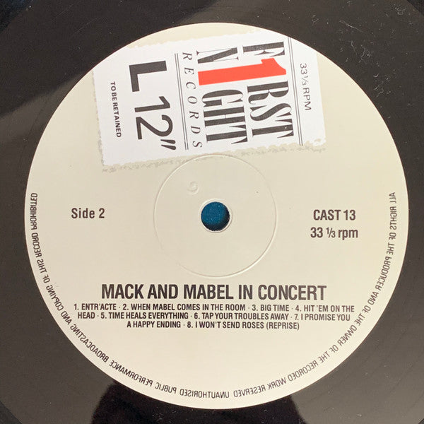 Jerry Herman : Mack & Mabel In Concert (LP, Album, Gat)