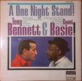 Tony Bennett With Count Basie Orchestra : One Night Stand (LP, RE)