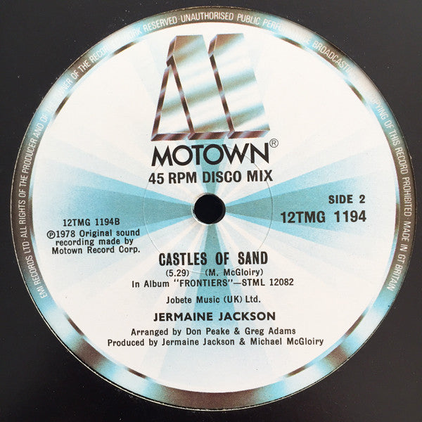 Jermaine Jackson : Burnin' Hot (12")