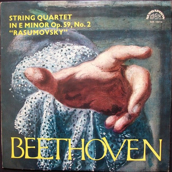 Ludwig van Beethoven, Janáček Quartet : String Quartet In E Minor Op. 59, No. 2 "Rasumovsky" (LP)
