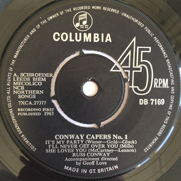 Russ Conway : Conway Capers No.1 (7", Single)
