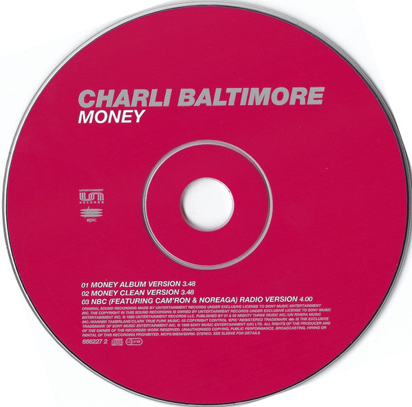 Charli Baltimore : Money (CD, Single)