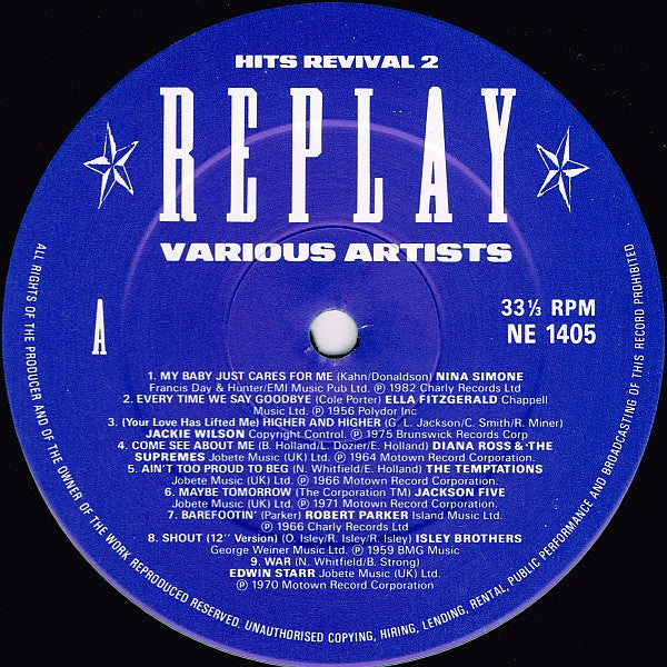 Various : Hits Revival 2 - Replay (LP, Comp)