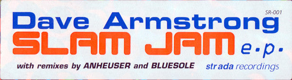 Dave Armstrong : Slam Jam EP (12", EP)