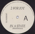 2 For Joy : In A State (12", Promo)