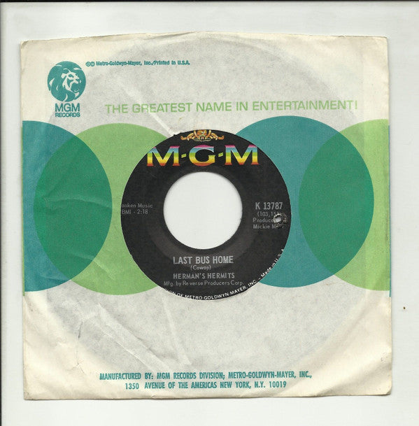 Herman's Hermits : Museum (7", Nas)