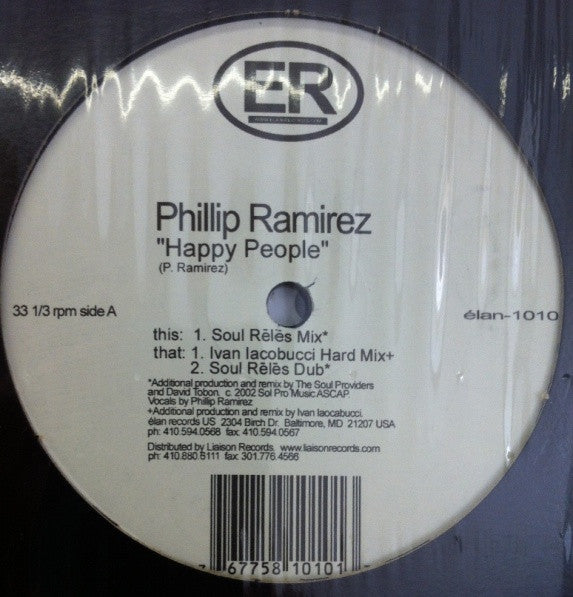 Phillip Ramirez : Happy People (12")