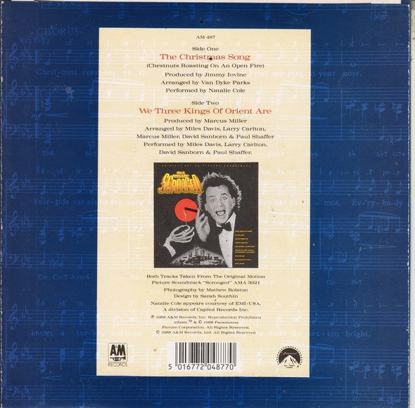 Natalie Cole : The Christmas Song ~ Chestnuts Roasting On An Open Fire (7", Single)