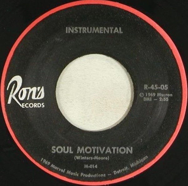 Robert Winters With Psychidelic Soul & The Incidentals : Soul Motivation (7")