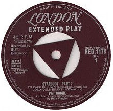 Pat Boone : Star Dust Part 2 (7", EP)